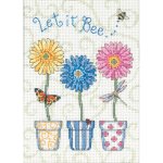 (image for) Mini Let It Bee... Counted Cross Stitch Kit